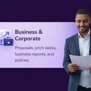 Business & Corporate Documentation