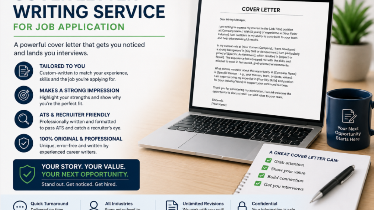 cover letter writing service for job application