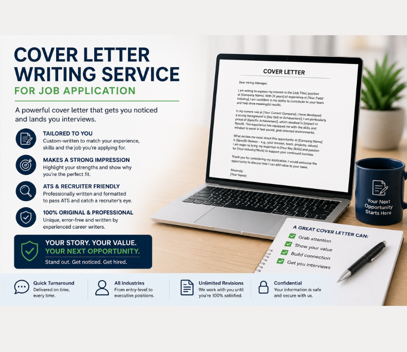 cover letter writing service for job application
